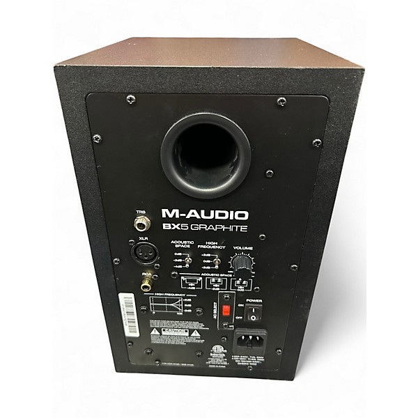 Used M-Audio BX5 GRAPHITE Powered Monitor
