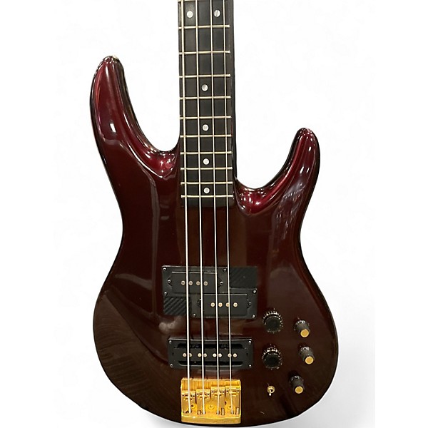 Used Peavey DYNA-BASS UNITY Wine Red Electric Bass Guitar