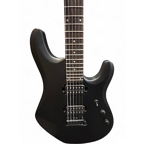 Used Sterling by Music Man JP50 John Petrucci Signature Matte Black Solid Body Electric Guitar