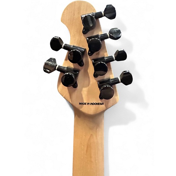 Used Sterling by Music Man JP50 John Petrucci Signature Matte Black Solid Body Electric Guitar