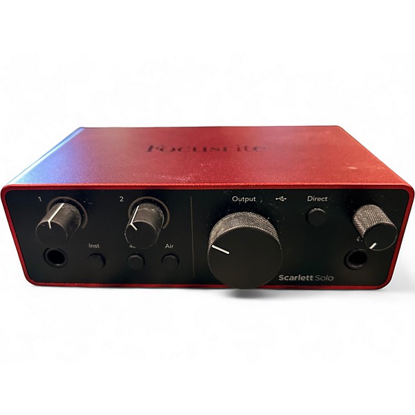 Used Focusrite Scarlett Solo Gen 4 Audio Interface