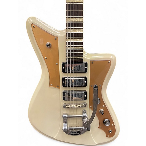 Used Rivolta MONDATA Vintage White Solid Body Electric Guitar