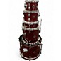 Used PDP by DW 5 Piece ENCORE 5 RED SPARKLE Drum Kit