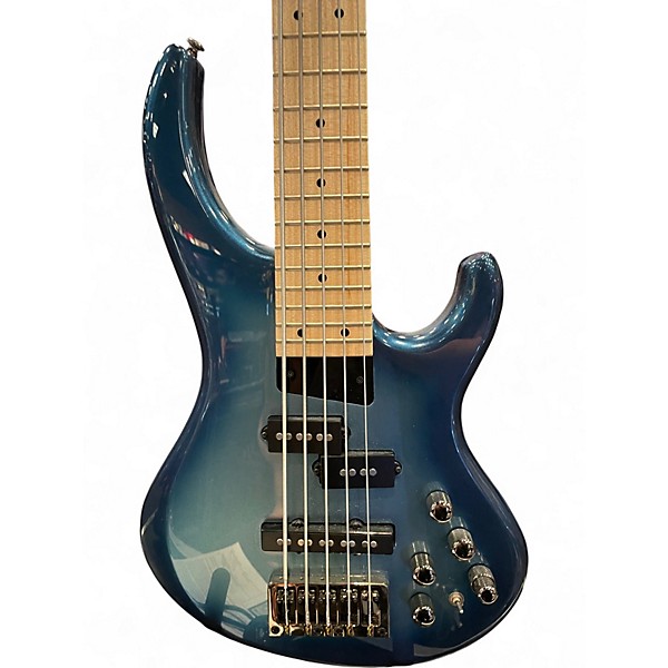 Used MTD Kingston LK5 Sky Blue Metallic Electric Bass Guitar