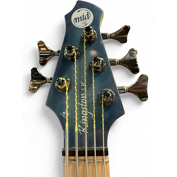 Used MTD Kingston LK5 Sky Blue Metallic Electric Bass Guitar