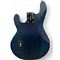 Used Sterling by Music Man S.U.B. Ray4 Trans Blue Satin Electric Bass Guitar