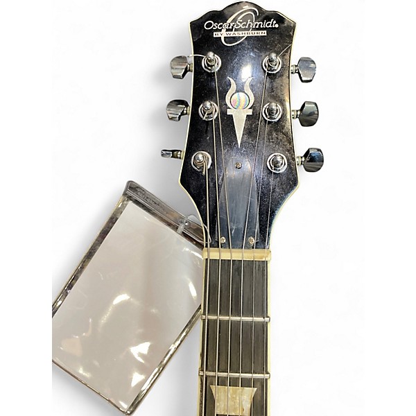 Used Oscar Schmidt OE20G Gold Solid Body Electric Guitar