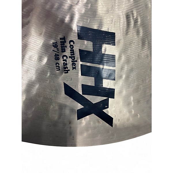 Used SABIAN 19in HHX COMPLEX THIN CRASH Cymbal