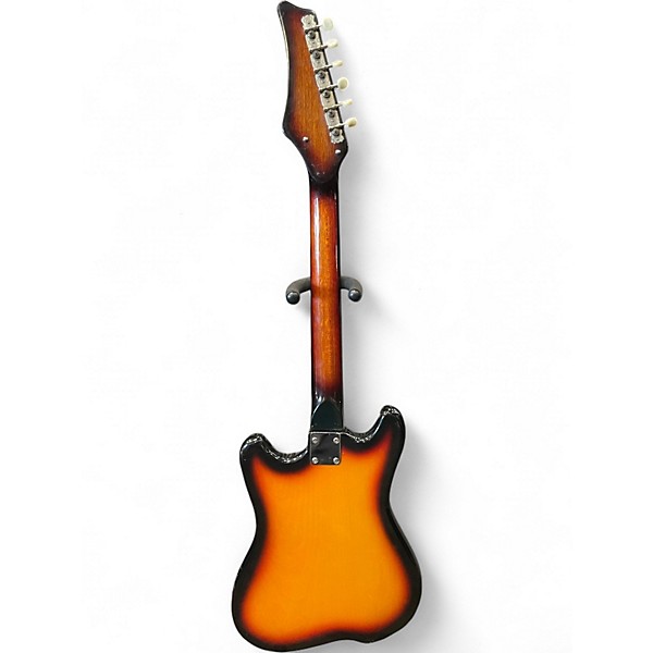 Vintage 1960s Decca 6 STRING ELECTRIC BURST Solid Body Electric Guitar