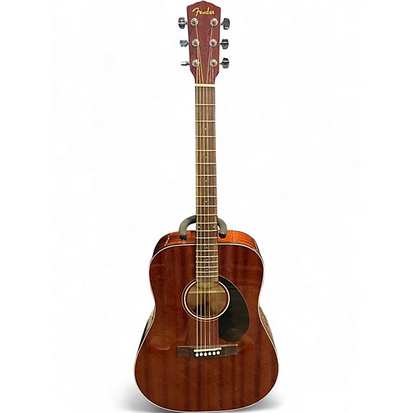 Used Fender CD60 Mahogany Mahogany Acoustic Guitar