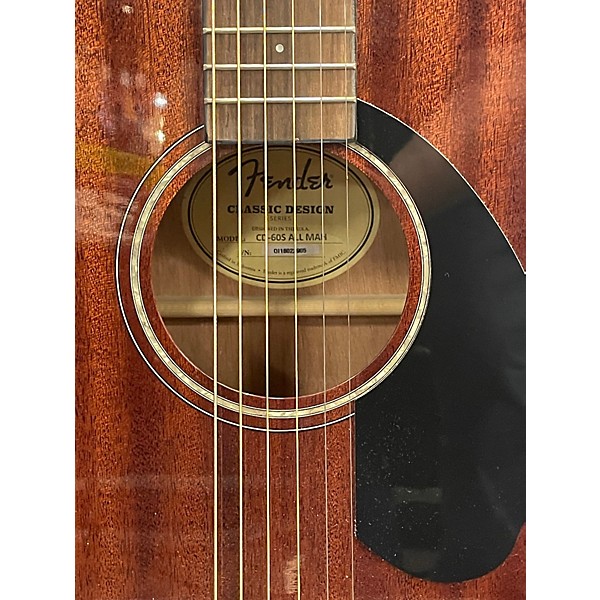 Used Fender CD60 Mahogany Mahogany Acoustic Guitar