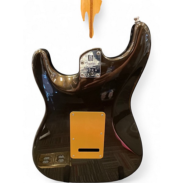 Used Fender American Ultra Stratocaster HSS Texas Tea Solid Body Electric Guitar