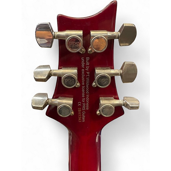 Used PRS SE Standard 24 Candy Apple Red Solid Body Electric Guitar
