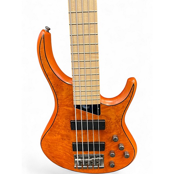 Used MTD KINGSTON Z5 Amber Electric Bass Guitar