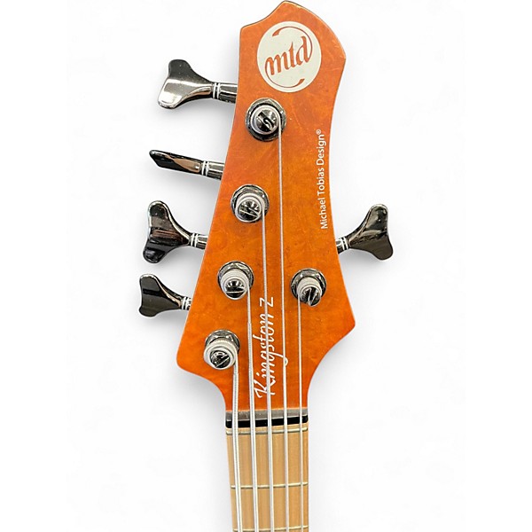Used MTD KINGSTON Z5 Amber Electric Bass Guitar