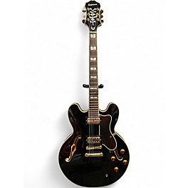 Used Epiphone Sheraton II Ebony Hollow Body Electric Guitar