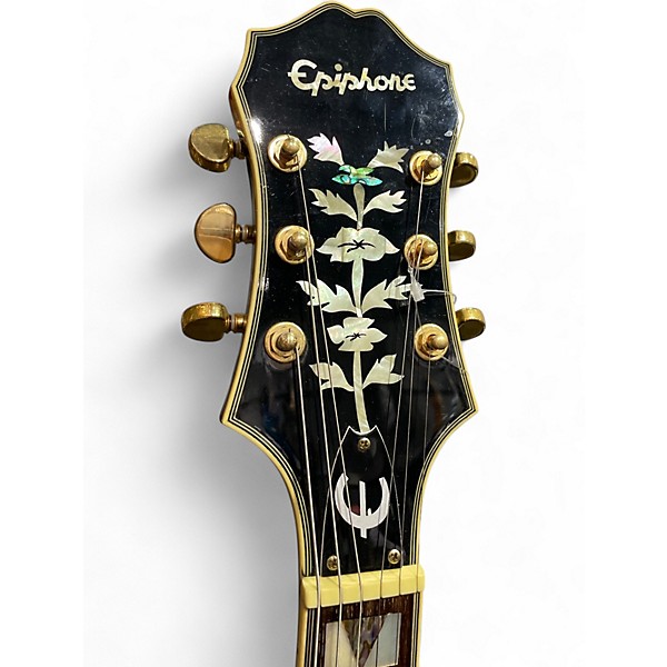 Used Epiphone Sheraton II Ebony Hollow Body Electric Guitar