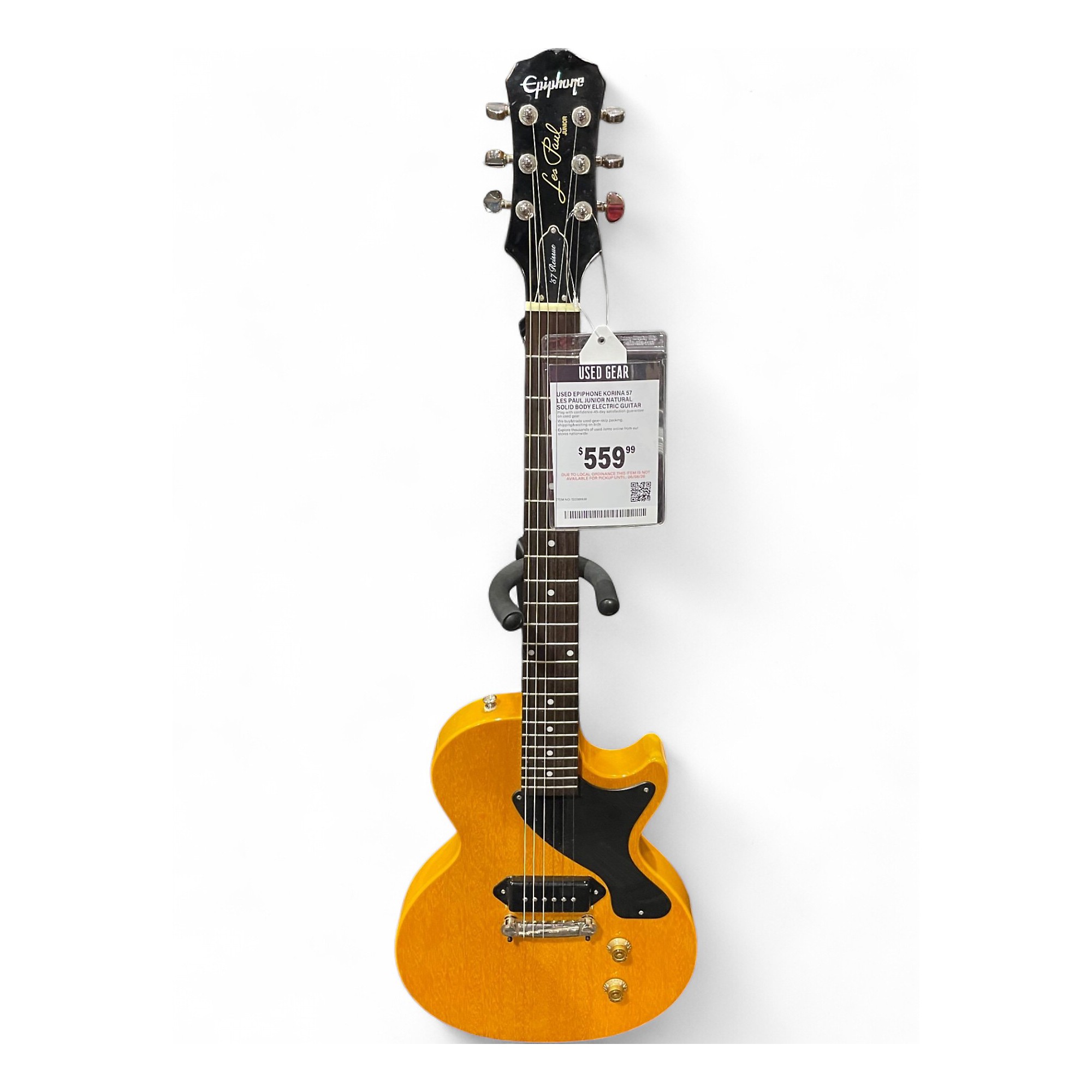 epiphone Les paul junior 57Reissue コリーナ Used Epiphone KORINA 57 LES PAUL JUNIOR Natural Solid Body