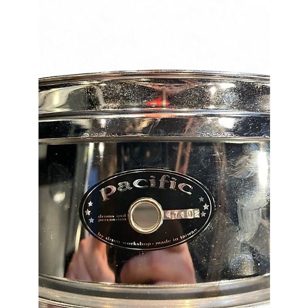 Used PDP by DW 13X13 Pacific Series Snare Chrome Silver Drum