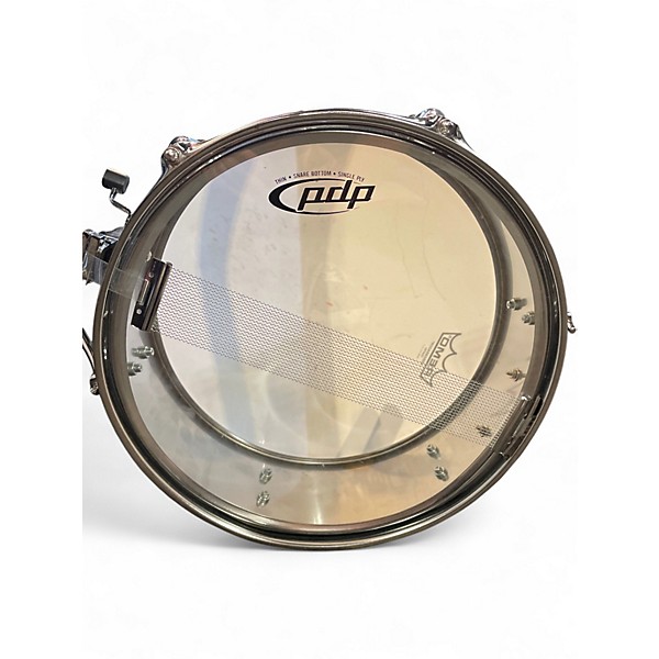 Used PDP by DW 13X13 Pacific Series Snare Chrome Silver Drum