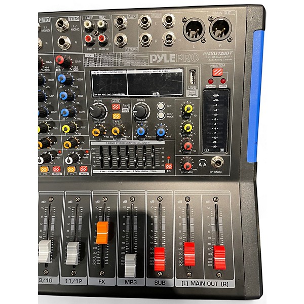 Used Pyle PXMU128BT Unpowered Mixer