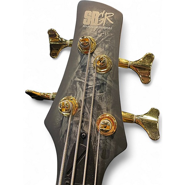 Used Ibanez SRX300EDX BLACK ICE Electric Bass Guitar