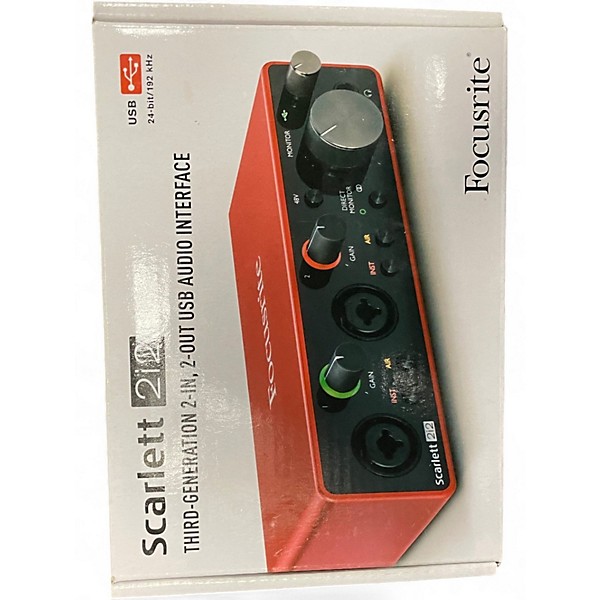 Used Focusrite Scarlett 2i2 Gen 3 Audio Interface