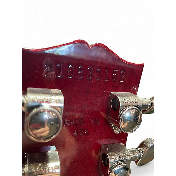 Used Gibson Les Paul Classic Red Solid Body Electric Guitar