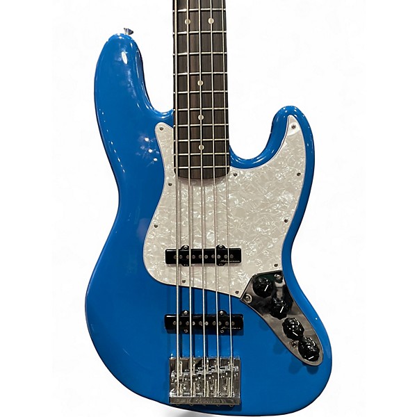 Used Fender Player II Modified 5 String Jazz Bass Electric Blue Electric Bass Guitar