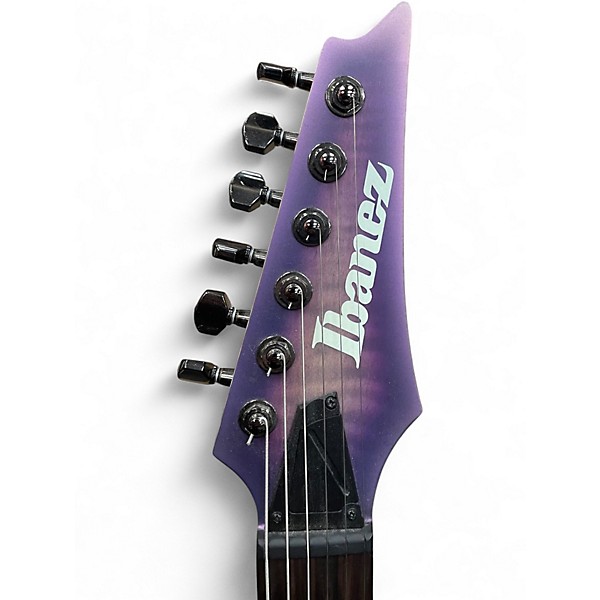 Used Ibanez RGA61AL Indigo Aurora Burst Flat Solid Body Electric Guitar