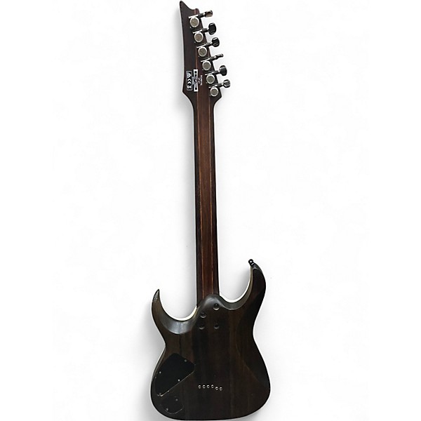 Used Ibanez RGA61AL Indigo Aurora Burst Flat Solid Body Electric Guitar