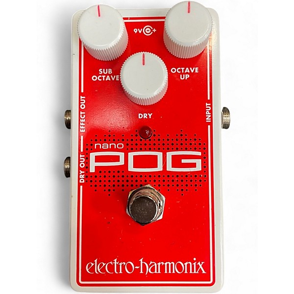 Used Electro-Harmonix Nano POG Polyphonic Octave Generator Effect Pedal