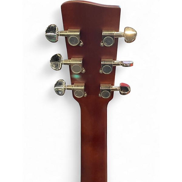 Used Recording King Road King PRO Grand Auditorium Trans Brown Acoustic Electric Guitar