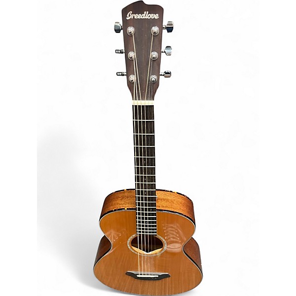 Used Breedlove Pursuit Concert Natural Acoustic Electric Guitar