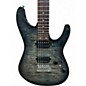 Used Ibanez AZ24S1F Transparent Black Sunburst Solid Body Electric Guitar