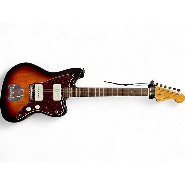 Used 2020 Squier Classic Vibe 60s Jazzmaster 2 Tone Sunburst Solid Body Electric Guitar