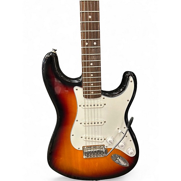 Used Squier Affinity Stratocaster 2 Color Sunburst Solid Body Electric Guitar