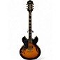 Used Epiphone Sheraton II Left Handed Vintage Sunburst Hollow Body Electric Guitar thumbnail