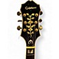 Used Epiphone Sheraton II Left Handed Vintage Sunburst Hollow Body Electric Guitar