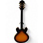 Used Epiphone Sheraton II Left Handed Vintage Sunburst Hollow Body Electric Guitar