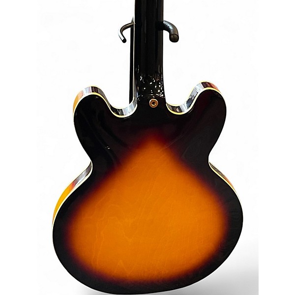 Used Epiphone Sheraton II Left Handed Vintage Sunburst Hollow Body Electric Guitar