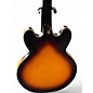 Used Epiphone Sheraton II Left Handed Vintage Sunburst Hollow Body Electric Guitar