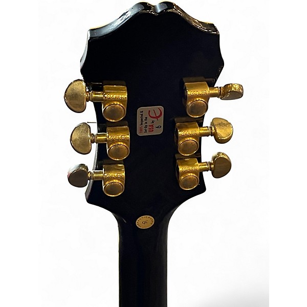 Used Epiphone Sheraton II Left Handed Vintage Sunburst Hollow Body Electric Guitar