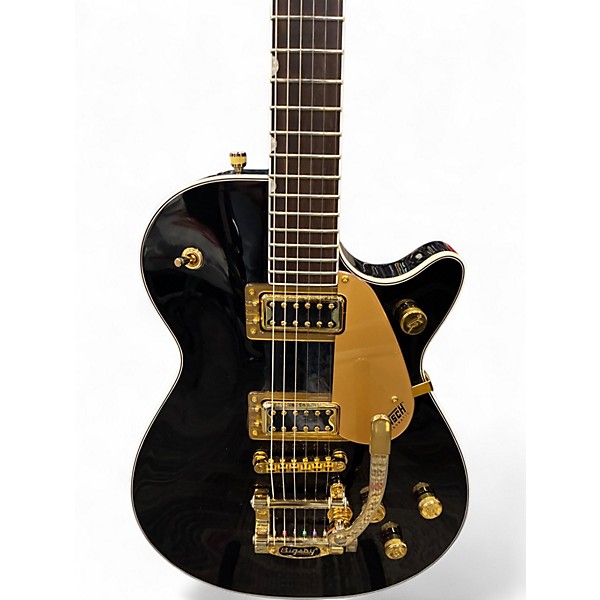 Used Gretsch Guitars ELECTROMATIC G5237TG Black and Gold Solid Body Electric Guitar