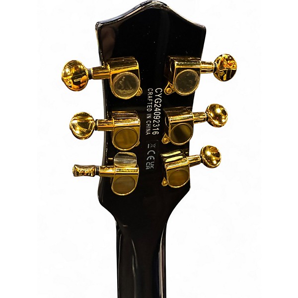 Used Gretsch Guitars ELECTROMATIC G5237TG Black and Gold Solid Body Electric Guitar