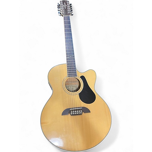 Used Alvarez AJ60SC-12 Natural 12 String Acoustic Electric Guitar