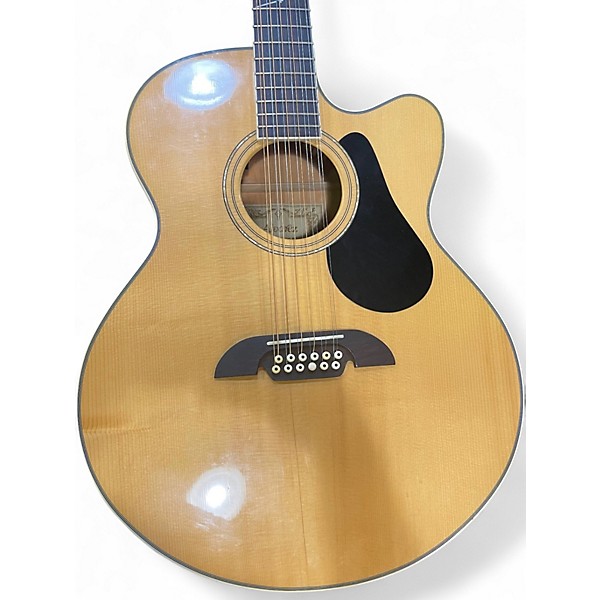 Used Alvarez AJ60SC-12 Natural 12 String Acoustic Electric Guitar