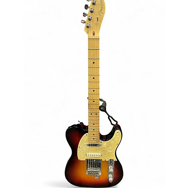 Used Fender American Nashville B-Bender Telecaster 3 Tone Sunburst Solid Body Electric Guitar