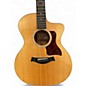 Used Taylor 214CE Deluxe Natural Acoustic Electric Guitar