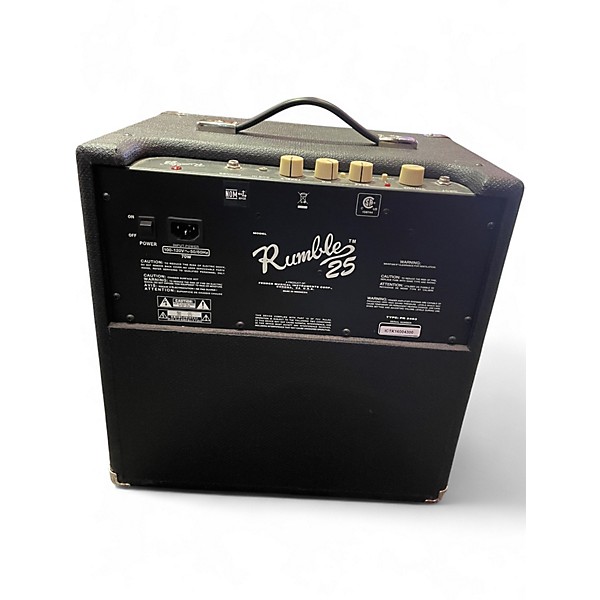 Used Fender Rumble 25 25W 1x10 Bass Combo Amp